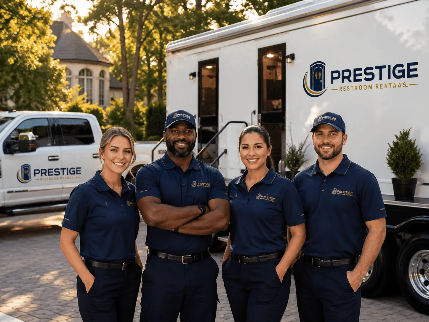 Trusted Luxury Portable Restrooms company in Kramer, ND